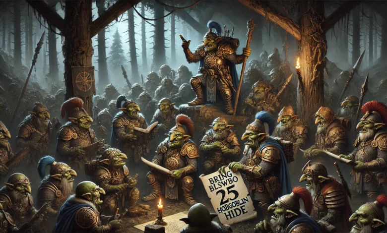 Bring Blorbo the Shrewd 25 Hobgoblin Hides
